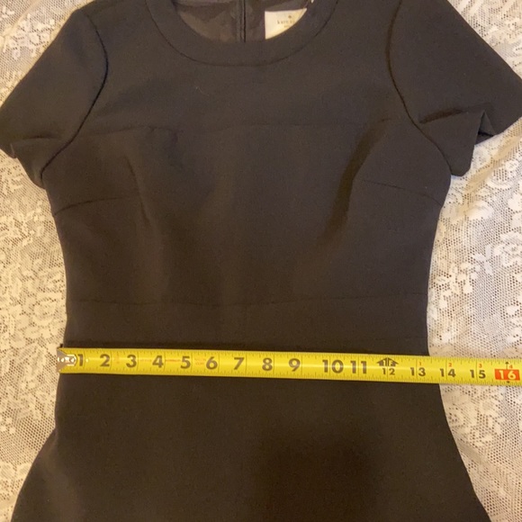KATE SPADE NEW YORK CREPE FLIP DRESS Black FIT & FLARE DRESS SZ 4 AUDREY HEPBURN - Picture 14 of 16